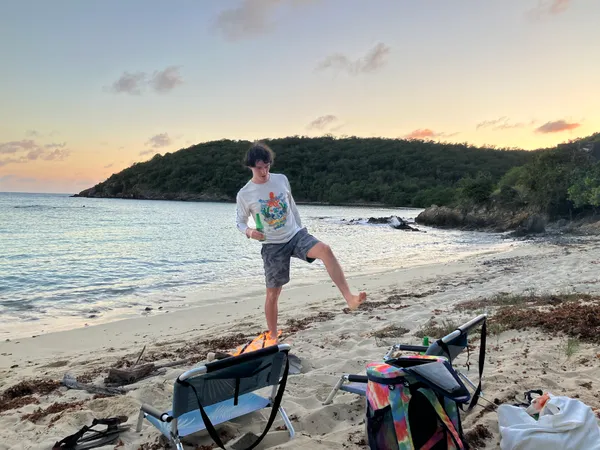 Beer on the beach